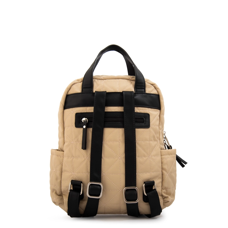 MOCHILA SAIDA MEDIANA BEIGE - 3