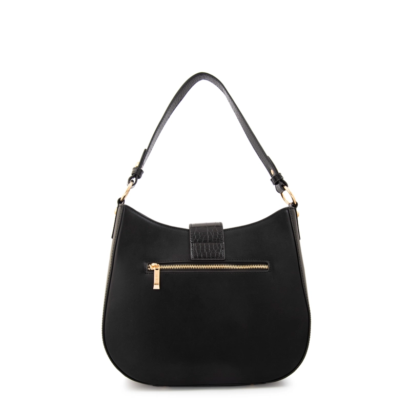 CARTERA CORTE OVAL SARAH MEDIANA NEGRO - 3