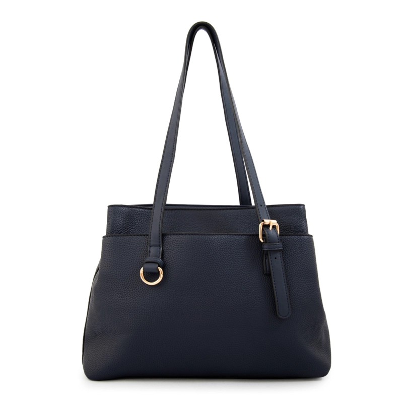 CARTERA TOTE LUDOVICA MEDIANA AZUL OSCURO - 3