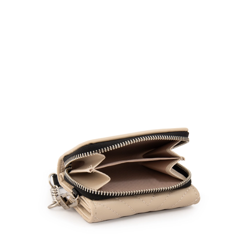 BILLETERA CIERRE EXTERIOR SHANON MEDIANA BEIGE - 2
