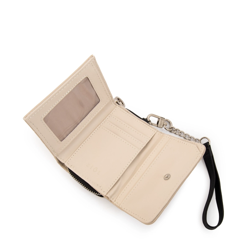 BILLETERA CIERRE EXTERIOR SHANON MEDIANA BEIGE - 3