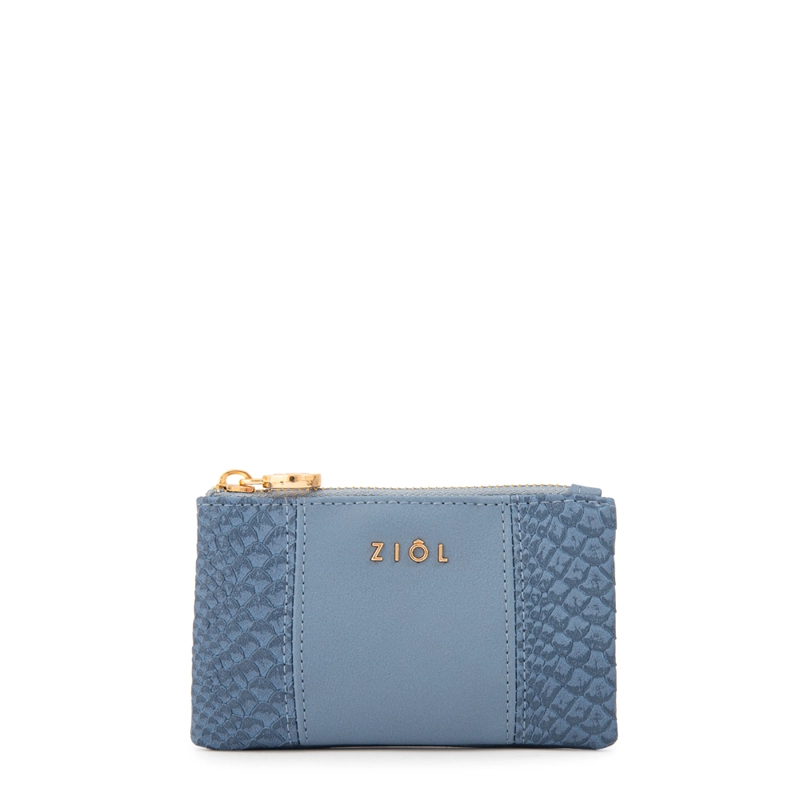 MONEDERO RECTANGULAR BLUR DENIM - 1