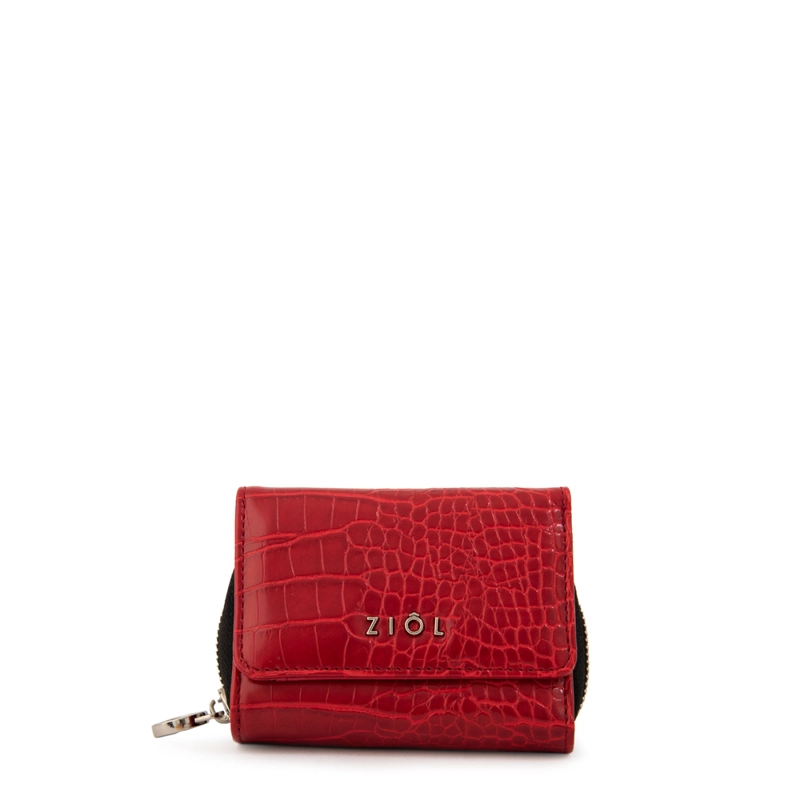 BILLETERA LORENA PEQUEÑA ROJO - 1