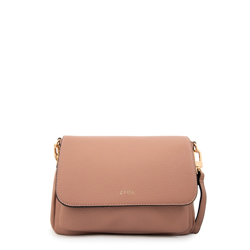 CARTERA BANDOLERA GWEN MEDIANA ROSA VIEJO - 1