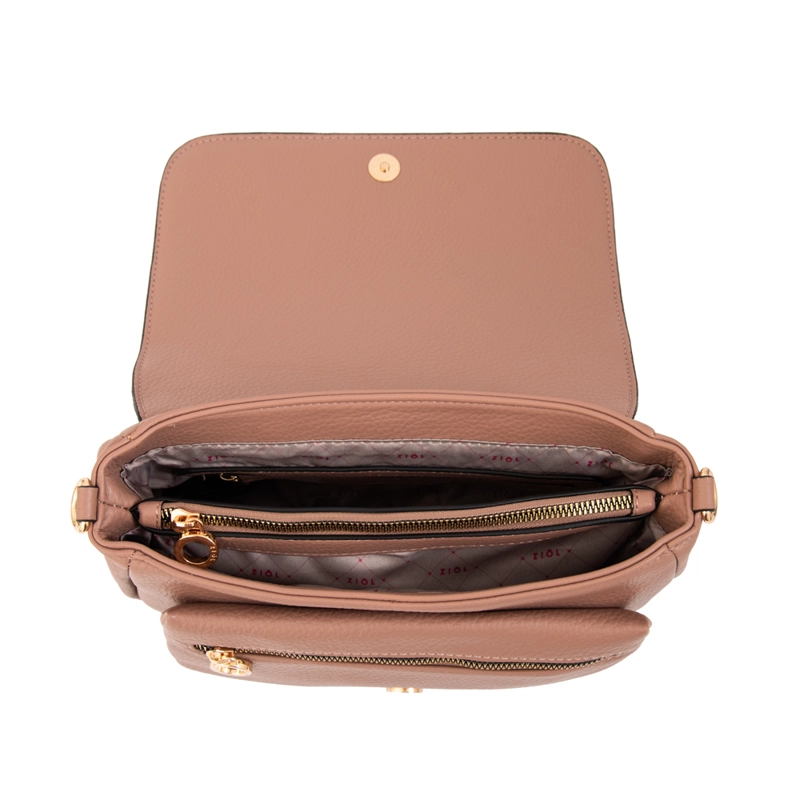 CARTERA BANDOLERA GWEN MEDIANA ROSA VIEJO - 4