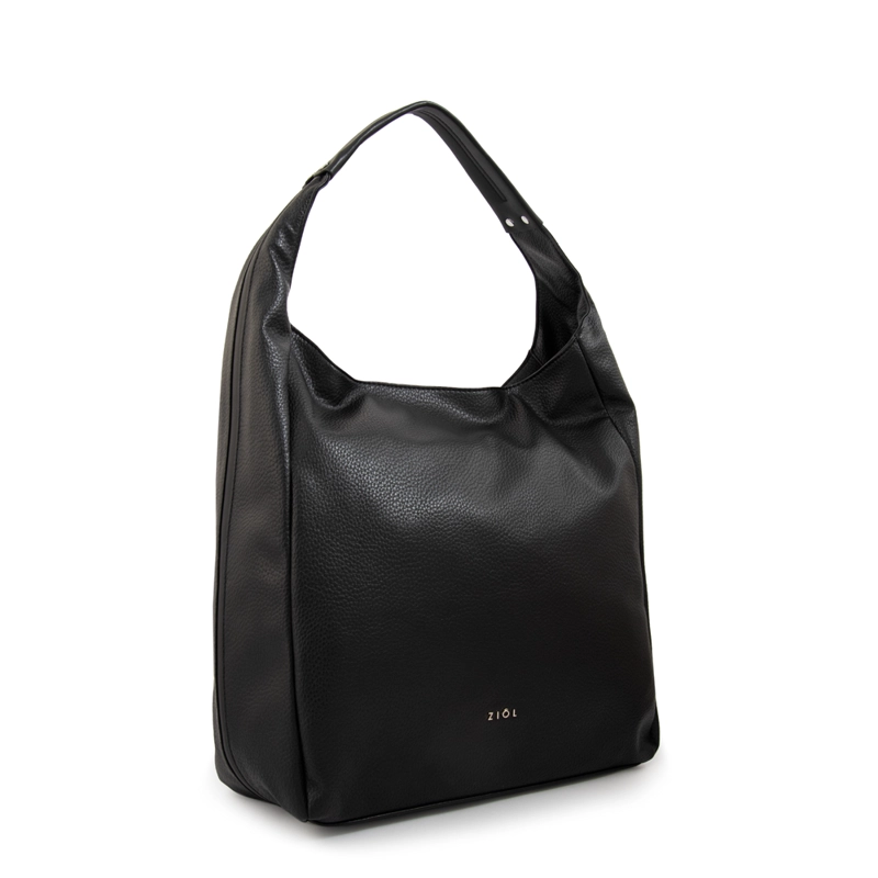 CARTERA CORTE OVAL BARBARA GRANDE NEGRO - 2
