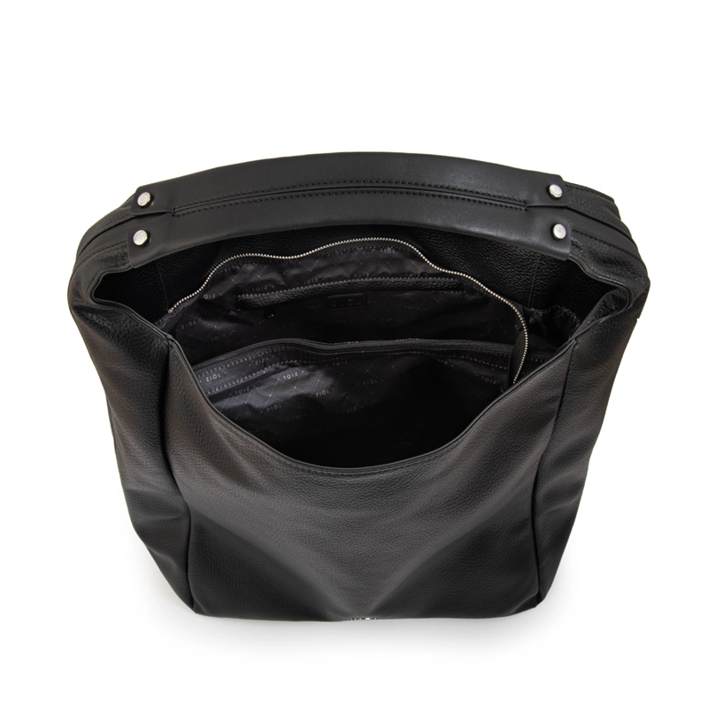 CARTERA CORTE OVAL BARBARA GRANDE NEGRO - 4