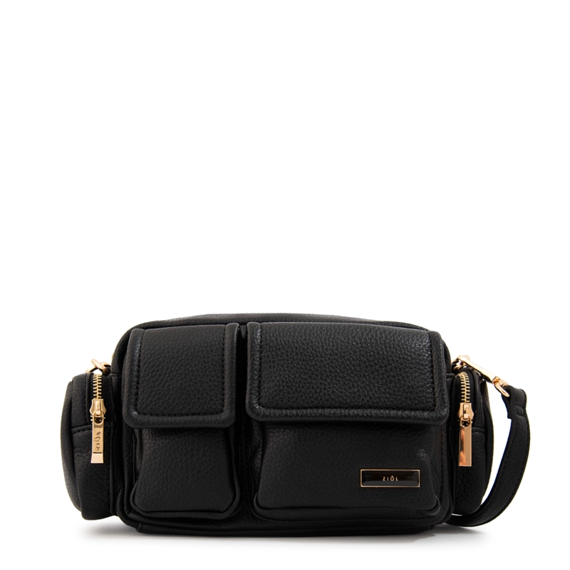 CARTERA BANDOLERA BLAIR MEDIANA NEGRO - 1