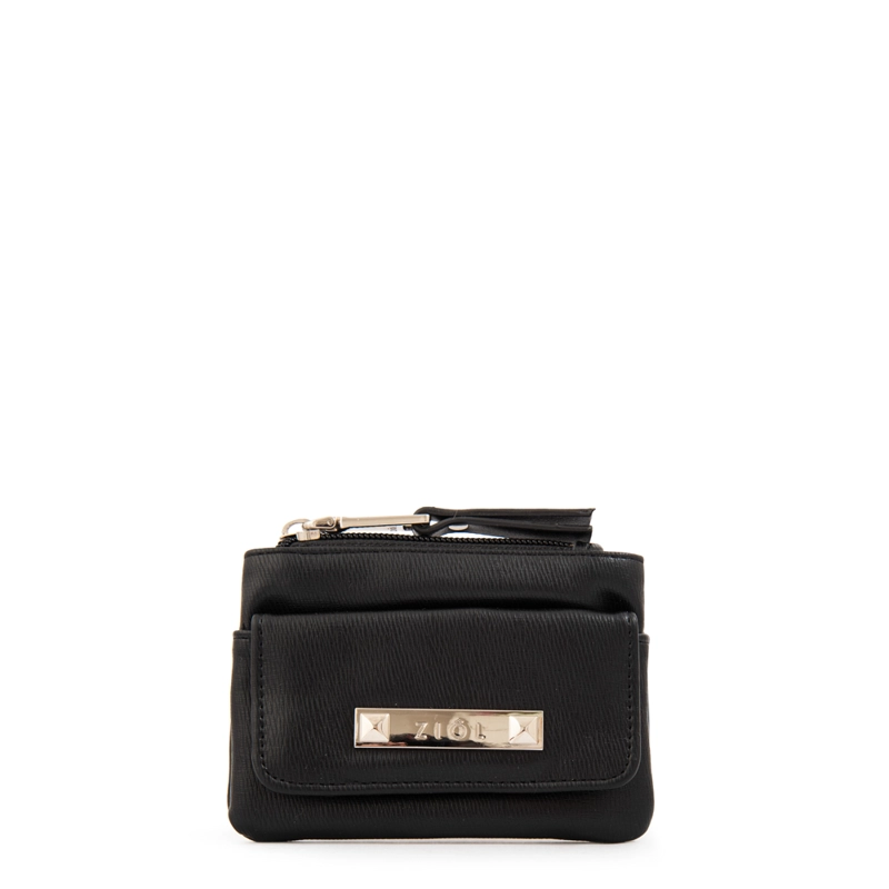 MONEDERO BOLSILLO FRONTAL FRAILA PEQUEÑA NEGRO - 1