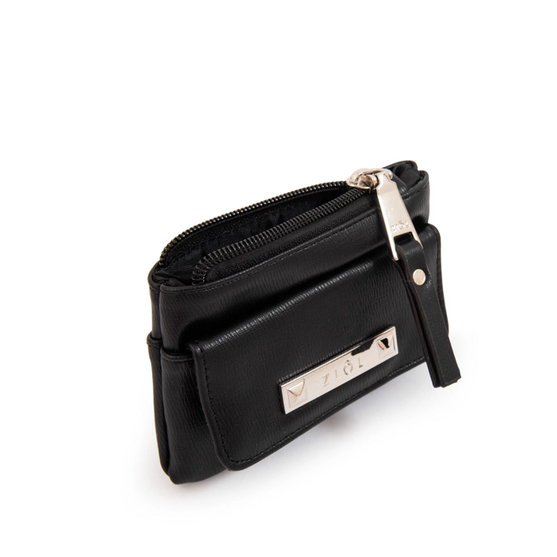 MONEDERO BOLSILLO FRONTAL FRAILA PEQUEÑA NEGRO - 3