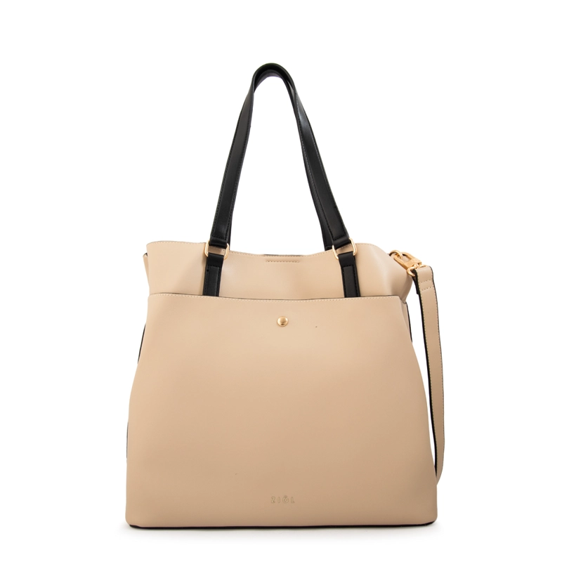 CARTERA TOTE SIBERIA GRANDE BLANCO CRUDO - 1