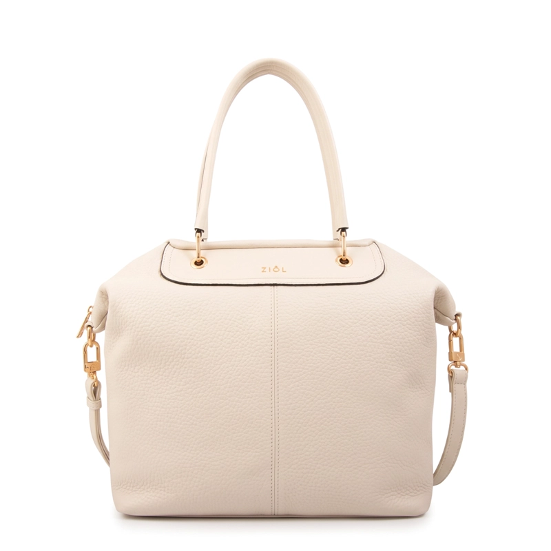 CARTERA TOTE ELVIRA GRANDE BLANCO CRUDO - 1