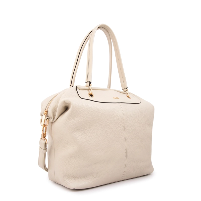 CARTERA TOTE ELVIRA GRANDE BLANCO CRUDO - 2