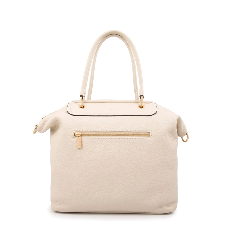 CARTERA TOTE ELVIRA GRANDE BLANCO CRUDO - 3
