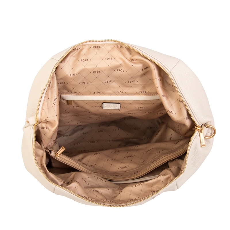 CARTERA TOTE ELVIRA GRANDE BLANCO CRUDO - 4