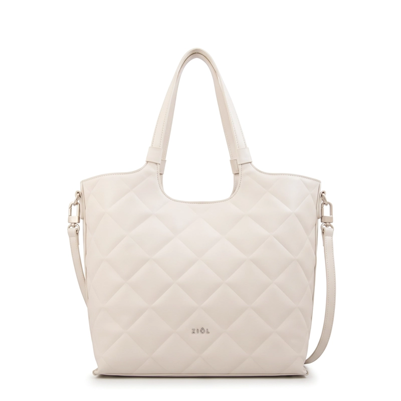 CARTERA TOTE LIAH GRANDE BLANCO CRUDO - 1
