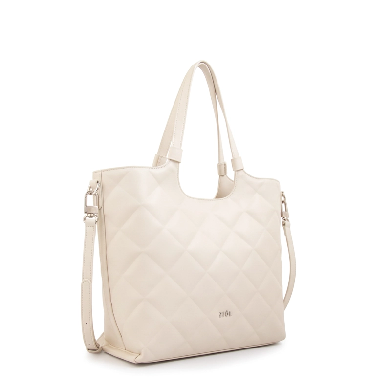 CARTERA TOTE LIAH GRANDE BLANCO CRUDO - 2