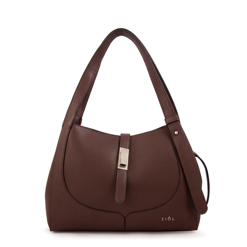 CARTERA TOTE CAREY PEQUEÑA CAFE  OSCURO - 1