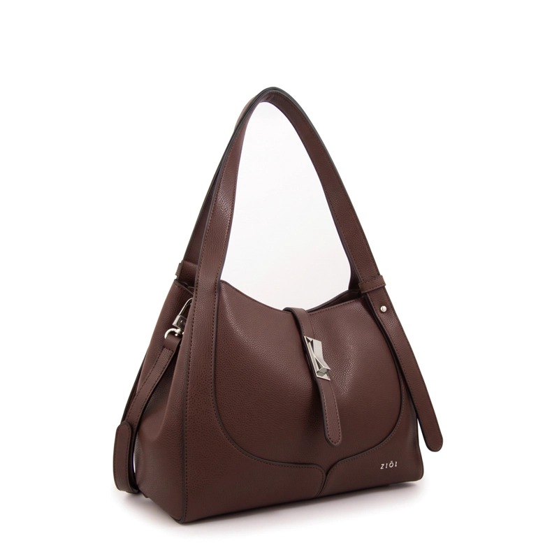CARTERA TOTE CAREY PEQUEÑA CAFE  OSCURO - 2