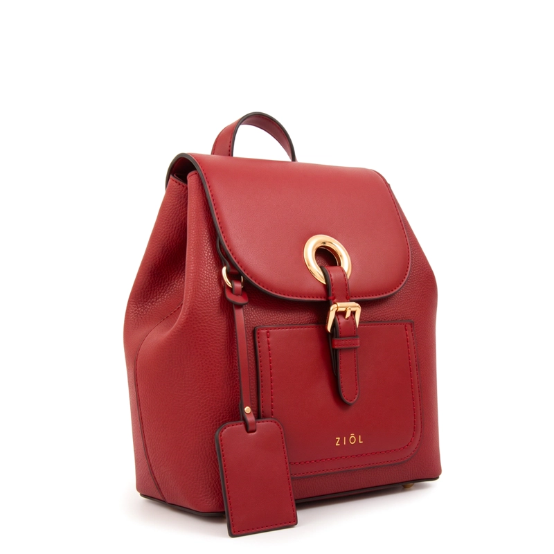MOCHILA CAILIN PEQUEÑA ROJO - 2