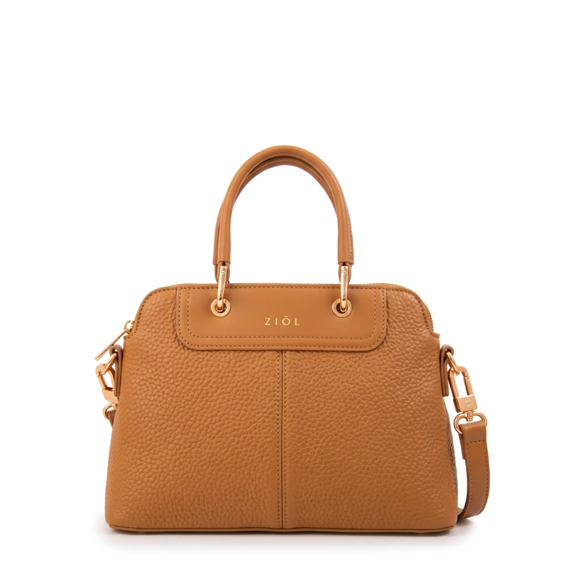 CARTERA BANDOLERA ELVIRA MEDIANA CAMEL - 1