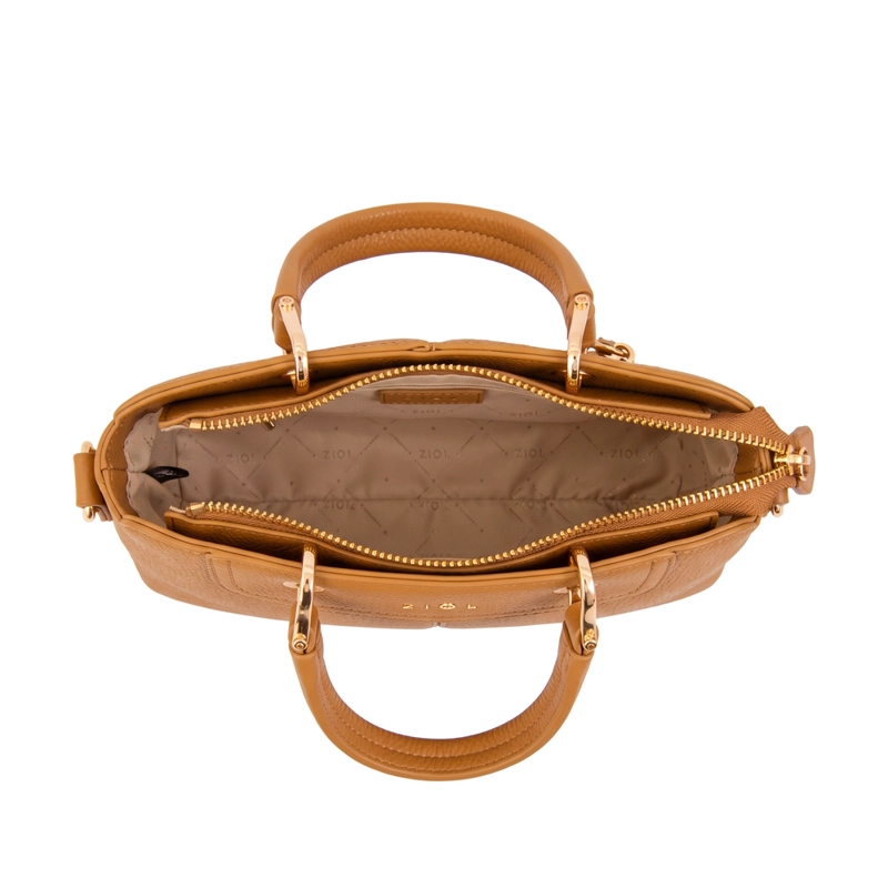CARTERA BANDOLERA ELVIRA MEDIANA CAMEL - 4