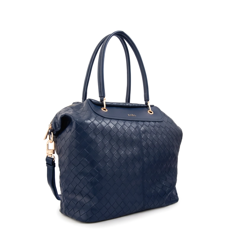 CARTERA TOTE ELVIRA GRANDE AZUL OSCURO - 2