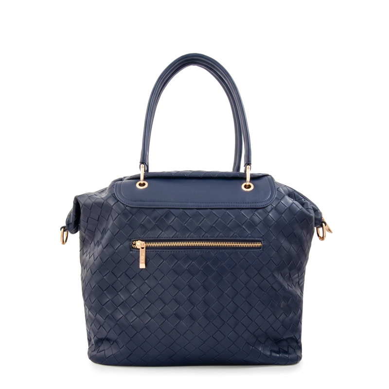 CARTERA TOTE ELVIRA GRANDE AZUL OSCURO - 3