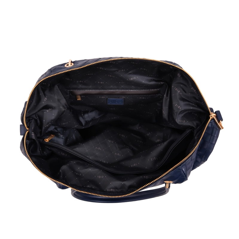 CARTERA TOTE ELVIRA GRANDE AZUL OSCURO - 4