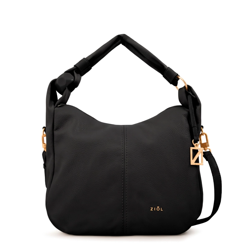 CARTERA CORTE OVAL CASANDRA GRANDE NEGRO - 1