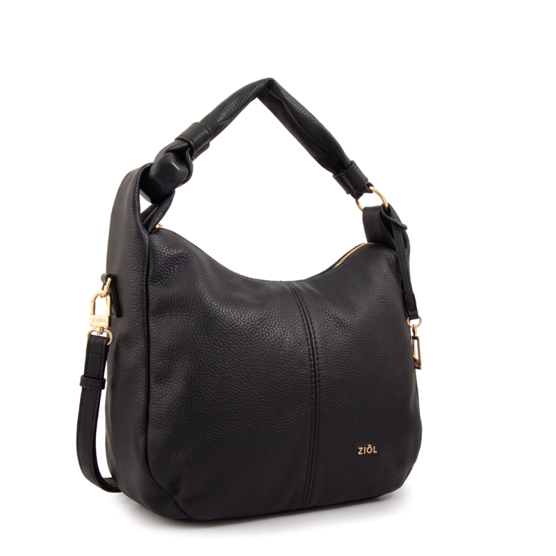 CARTERA CORTE OVAL CASANDRA GRANDE NEGRO - 2