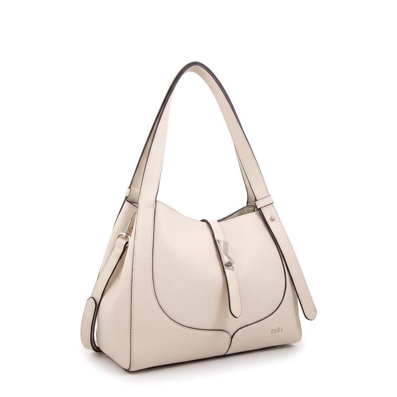 CARTERA TOTE CAREY PEQUEÑA BLANCO CRUDO - 2
