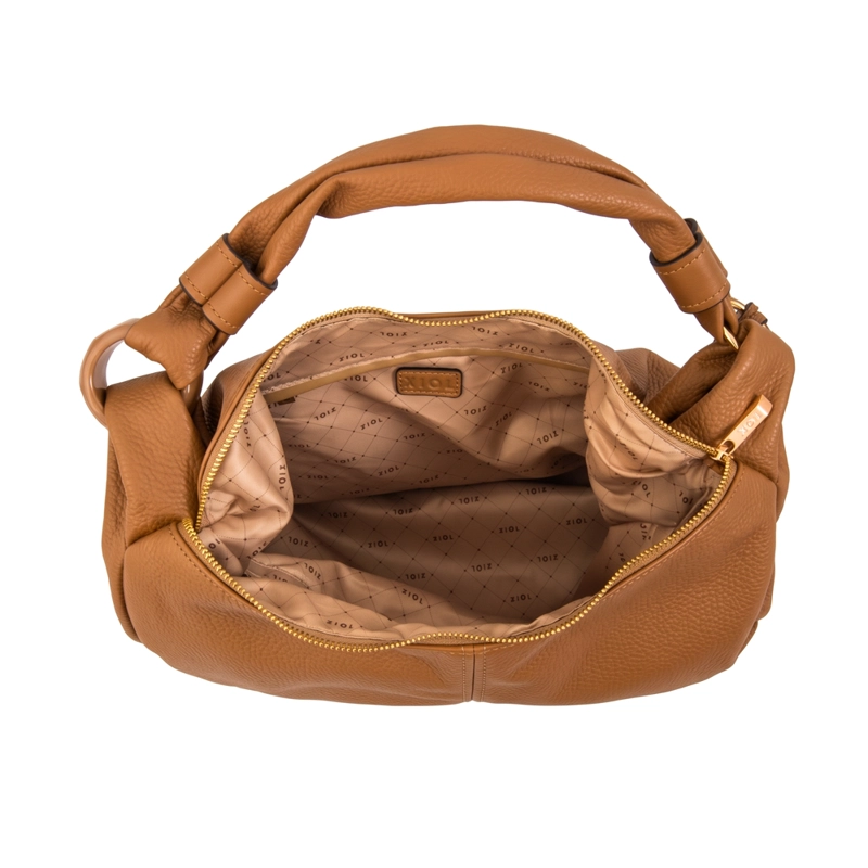 CARTERA CORTE OVAL CASANDRA GRANDE CAMEL - 4