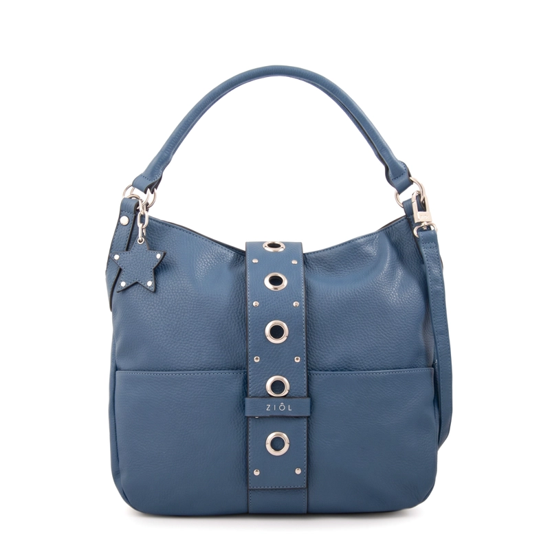 CARTERA TOTE ELEONORA GRANDE DENIM - 1