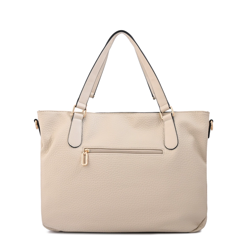 CARTERA TOTE BARBARA GRANDE BLANCO CRUDO - 2