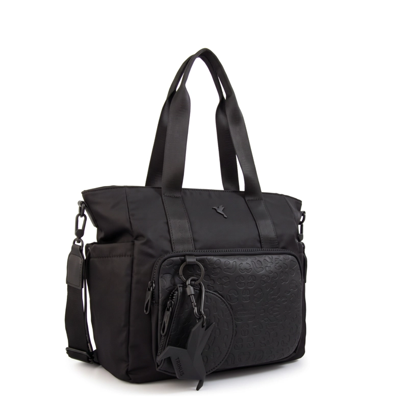 CARTERA TOTE ZELANDA GRANDE NEGRO - 2