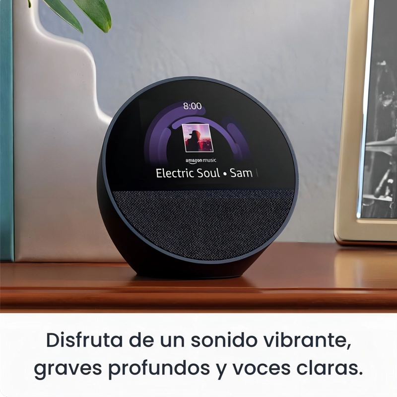 AMAZON ECHO SPOT BOCINA INTELIGENTE 2024 COLOR AZUL - 3