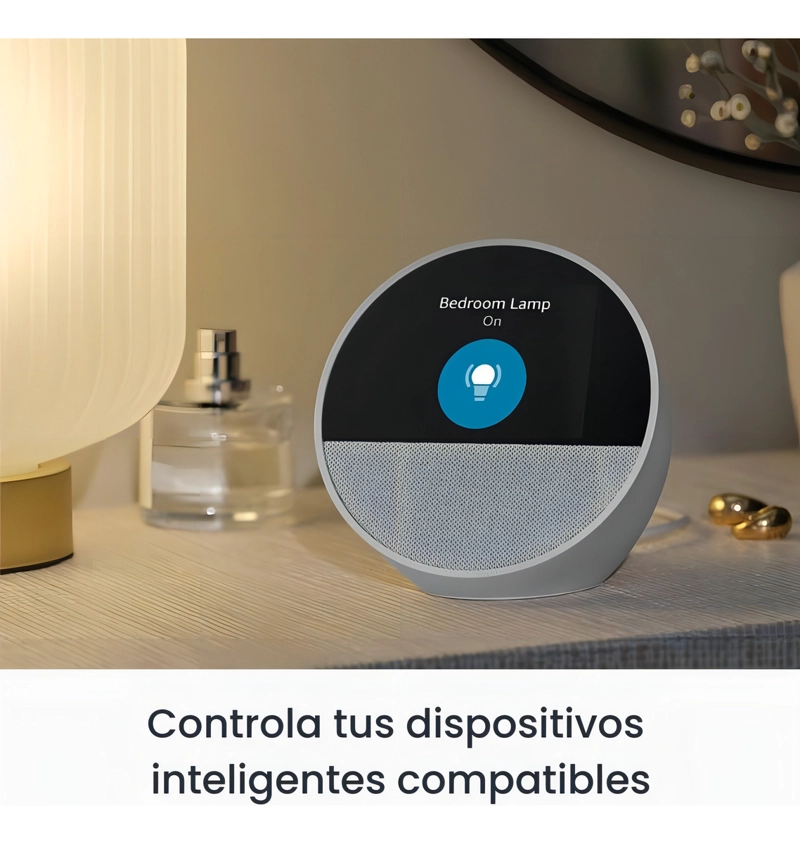 AMAZON ECHO SPOT BOCINA INTELIGENTE 2024 COLOR AZUL - 5