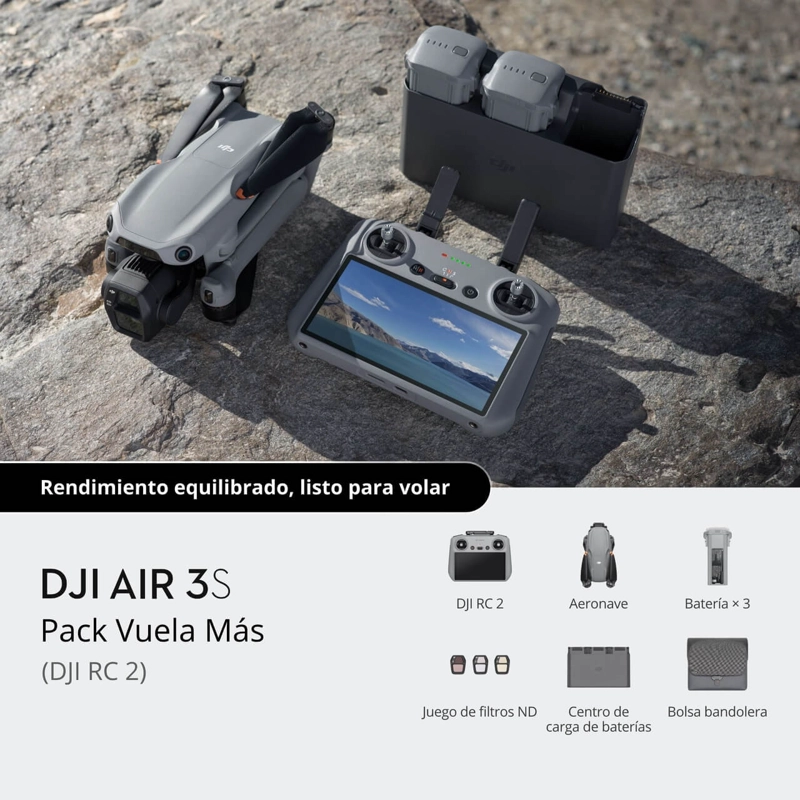 DJI AIR 3S FLY MORE COMBO (DJI RC 2) - 3