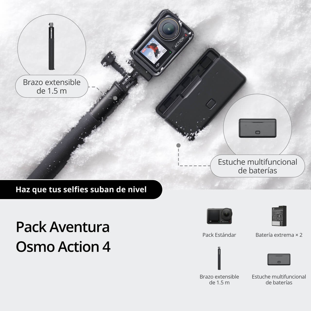 DJI OSMO ACTION 4 ADVENTURE COMBO - 2