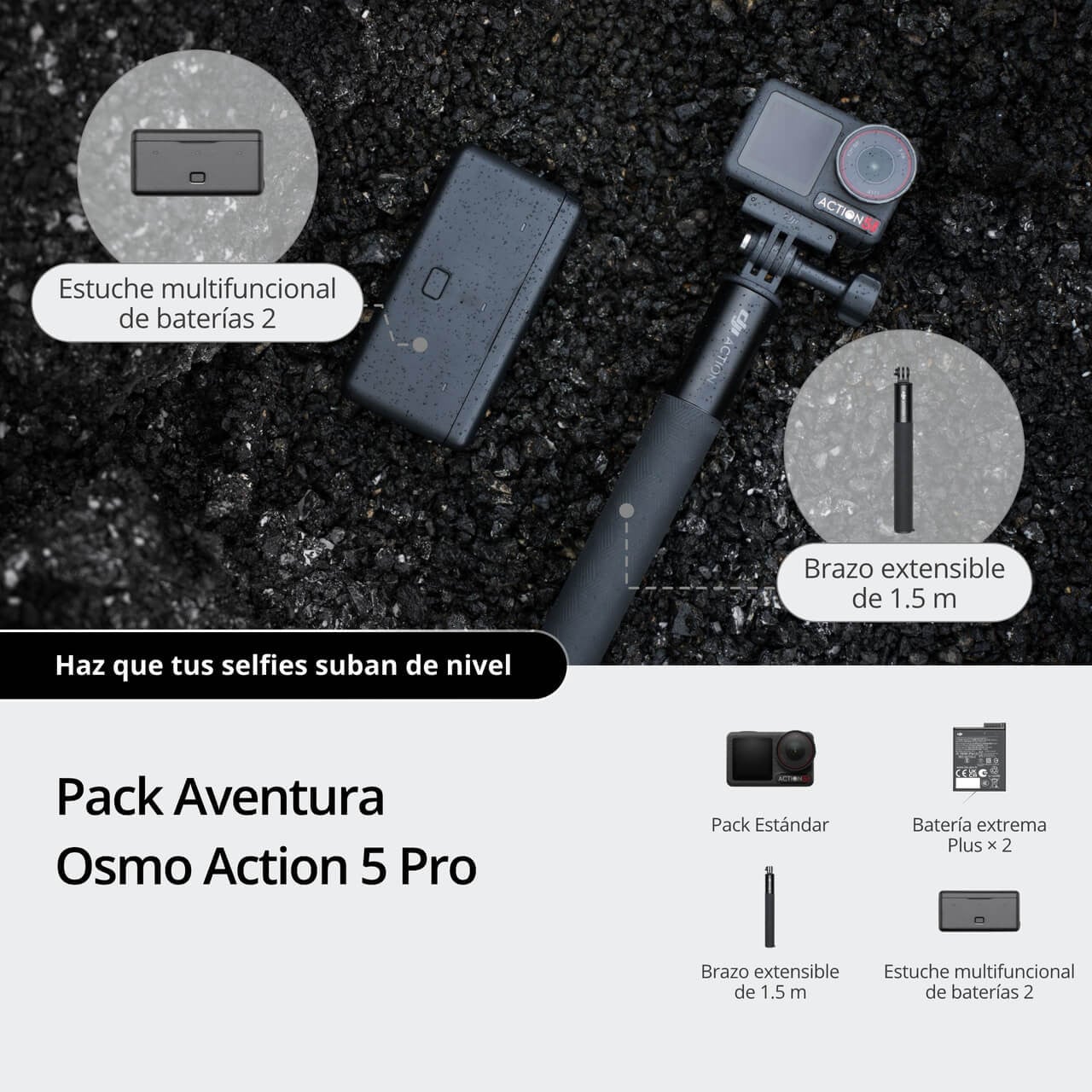 DJI ACTION 5 PRO ADVENTURE COMBO - 1