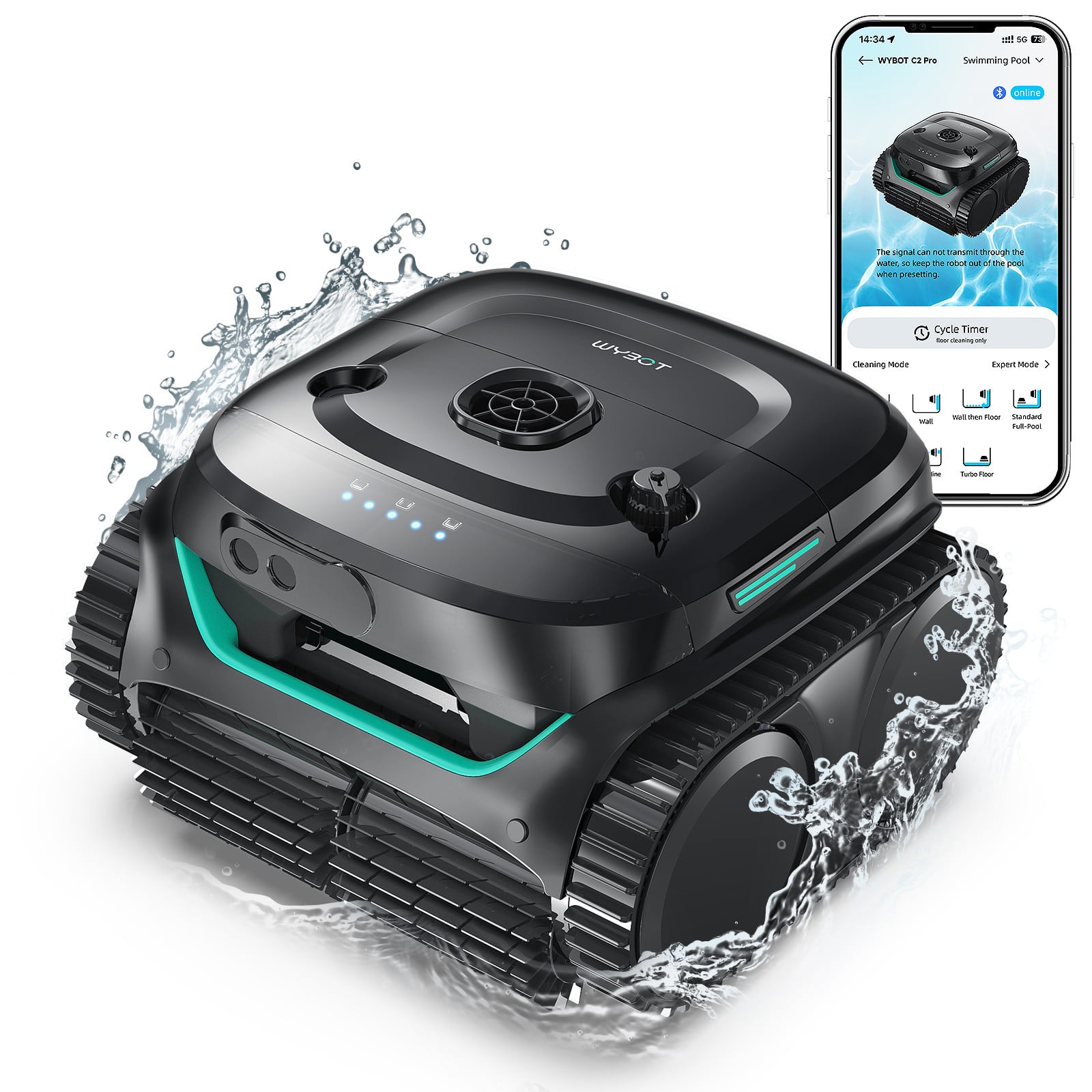 LIMPIADOR DE PISCINA WYBOT C2 PRO - 1