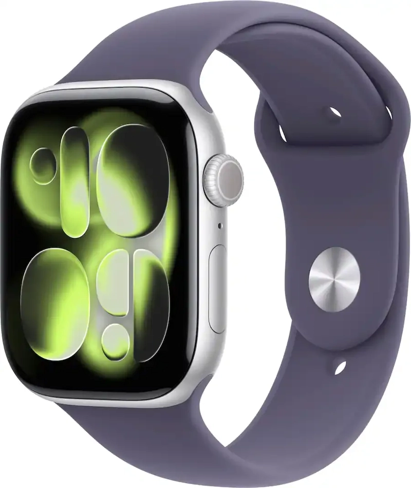 APPLE WATCH SERIES 11 GPS 46MM SPORT BAND M/L PLATA
