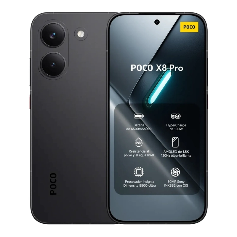 XIAOMI POCO X8 PRO 512GB 12GB RAM 5G NEGRO - 1