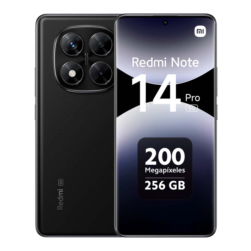 XIAOMI REDMI NOTE 14 PRO 5G 256GB 8GB RAM - NEGRO - 2