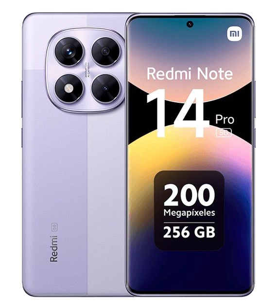XIAOMI REDMI NOTE 14 PRO 5G 256GB 8GB RAM - PURPURA - 2
