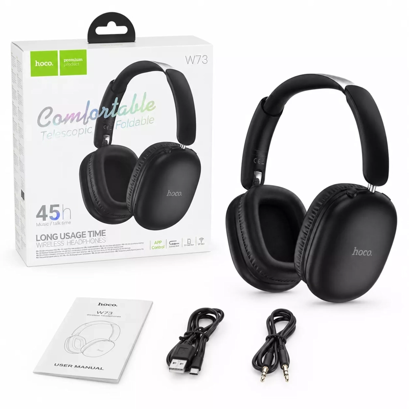 Audífonos Bluetooth HOCO W73 Over Ear Inalámbricos con Micrófono - 2