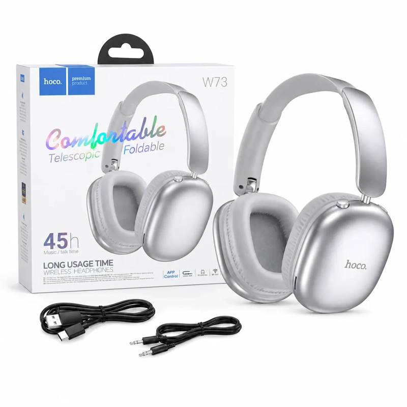 Audífonos Bluetooth HOCO W73 Over Ear Inalámbricos con Micrófono - 2