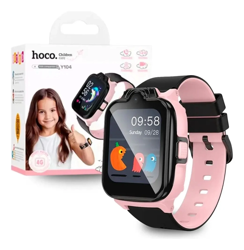 SMARTWATCH NIÑOS 4G GPS LLAMADAS CAMARA SOS HOCO Y104 - 2