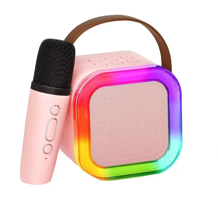 MINI PARLANTE KARAOKE BLUETOOTH CON MICROFONO PORTATIL - 1